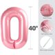 thumbnail image 4 of Número de globo Enyeopd Pearl Pink 4 para fiesta de cuarto cumpleaños, 4 of 5