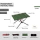 thumbnail image 3 of FLhrweasw Mesa Camping Mesa Camping Plegable Ligera Barbacoa en La Playa (verde Militar), 3 of 9
