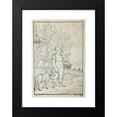 thumbnail image 2 of Guillaume Boichot 18x24 Black Modern Framed Museum Art Print Titled - Girl Accompanied by a Lamb (1735 - 1815), 2 of 5