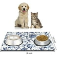 thumbnail image 2 of Dog Cat Food Mat 12"*20" Dog Mat for Food and Water Absorbent Dog Cat Bowl Mat Protect Floors Quick Dry Pet Feeding Mat Non-Slip Waterproof, 2 of 6