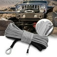 thumbnail image 7 of 15M 6mm Winch Rope Trailer String Line Cable Synthetic Towing Rope With Hook Car Emergency String 7700lbs For ATV UTV Truck Boat ,Great Compatibility, 7 of 7
