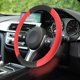 thumbnail image 3 of Volante Cubierta Auto Accesorios Imitación Cuero Negro Rojo, 3 of 6