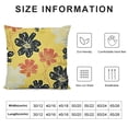 thumbnail image 5 of YINGXI  Summer Pillow Covers Watercolor Daisy Throw Pillow Case Hello Sunshine Bloom Summer Yellow Decorative Cushion Cover for Indoor Outdoor Home Bed Sofa 18x18in, 5 of 5