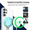 thumbnail image 5 of Entronix Magnetic Case for Galaxy S26 Ultra, Frosted Matte Back with Kickstand Slim Fit Cover, Clear, 5 of 6