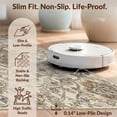 thumbnail image 6 of Design&I 6'x9' Washable Area Rug Vintage Trellis Medallion With Boho Floral Scroll And Ornamental Border for Dining Room, Under Table, Office, Snag-Free, 6 of 7