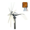 thumbnail image 1 of 1000W Wind Turbine Generator 48V Wind Turbine With 8 Blades MPPT Controller Small Wind Turbine For Home Use Low Noise High Efficiency ,Easy to Install, 1 of 5
