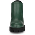 thumbnail image 2 of Unique Bargains Women's Lug Sole Block Heel Chelsea Ankle Boots, 2 of 5