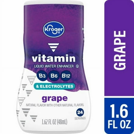 KR Vitamin Grape Water Enhancer Bottle 1.62 fl oz.