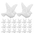 thumbnail image 1 of 24 pegatinas de pared autoadhesivas 3D de palomas para decoración de habitación infantil, decoración de habitación de bebé, figuritas de pájaro, 1 of 5
