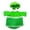 B, variant on St. Patrick's Day Porch Goose Outfit - 3-Piece Shamrock Green Yard Goose Costume Set, Festive Irish Themed Decor for Garden, Yard or Porch, Easy-to-Dress Holiday Goose Accessories, 23in, A