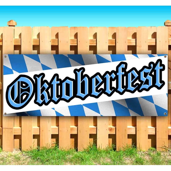 Oktoberfest 13 oz Vinyl Banner With Metal Grommets