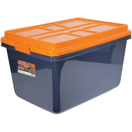 Hefty HI-RISE PRO Heavy Duty Storage Bins, 72 Qt. Latch Storage Box