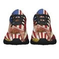 thumbnail image 5 of Boxer American flag US Shoes Sneakers for Women Men Black Size 10.5, 5 of 7