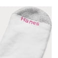 thumbnail image 6 of Hanes Women's No Show Socks, Athletic Full Cushion, 10-Pack, Size 5-9, 6 of 7