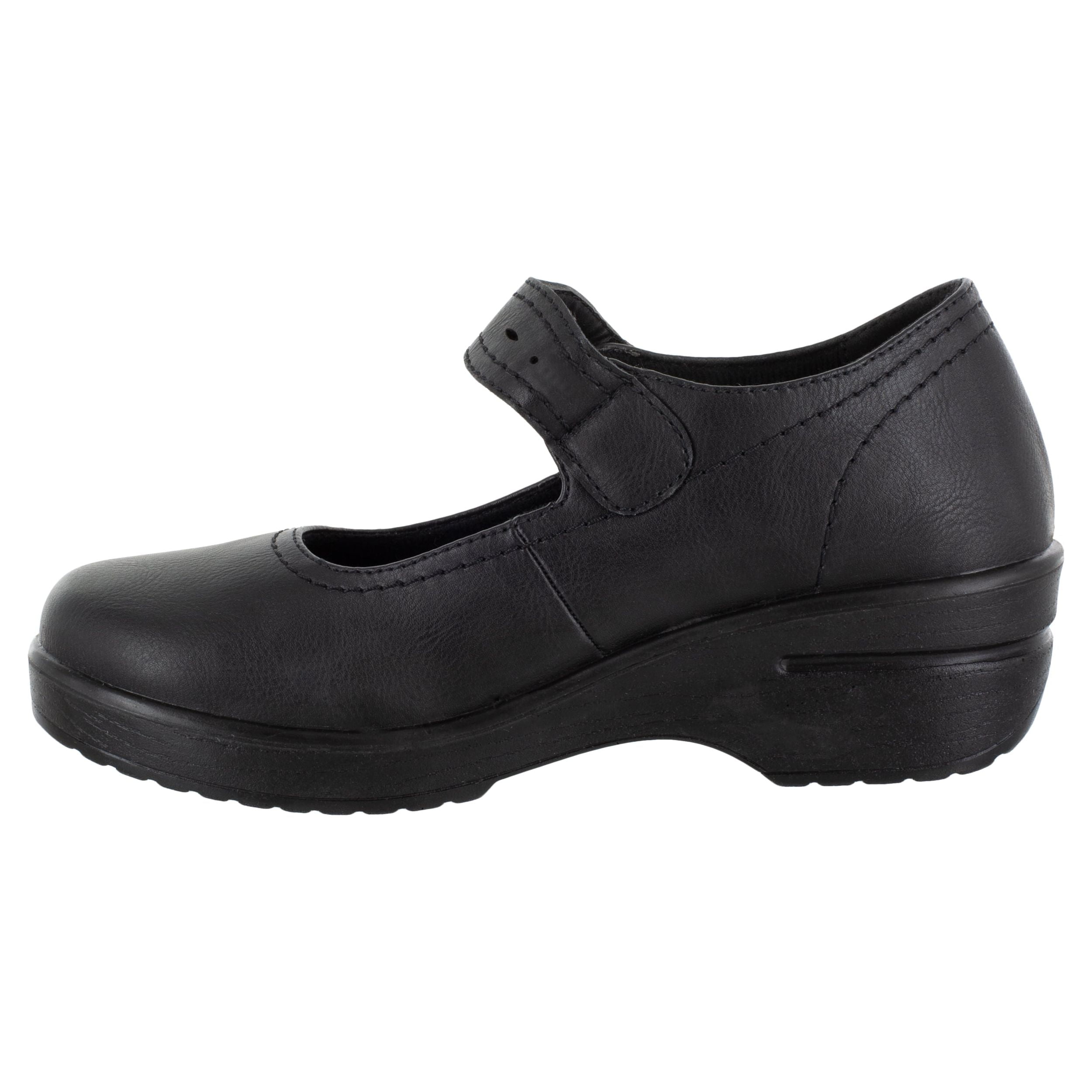 Easy Works by Easy Street Letsee Women's Slip Resistant Mary Jane Clog Work Shoe