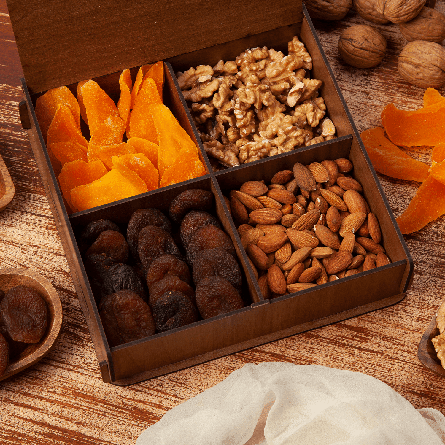 Buy Malai Dried Fruit and Nuts Gift Basket Holiday Snack Platter with