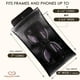 thumbnail image 5 of Funda para gafas de sol MyEyeGlassCase Squeeze Top XL de piel negra, 5 of 6
