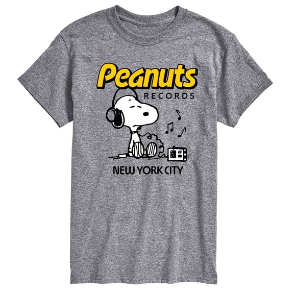Peanuts - Snoopy Headphones - Men's Short Sleeve Graphic T-Shirt