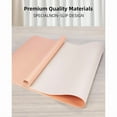 thumbnail image 3 of Desk Pad, PU Leather Non-Slip Desk Mat Large Mouse Pad for Desktop, Waterproof Laptop Computer Writing Mat for Office, Home, Work, Gaming (31.5" x 15.8", Pink), 3 of 8