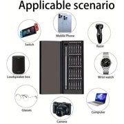 STORGENER Magnetic Precision Screwdriver Set, 24-in-1 Electronics Repair Tool Kit with 24 Bits, Professional Mini Screwdriver for iPhone, Laptop, Watch, Glasses, PC, Smartphone, Small Devices
