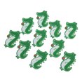 thumbnail image 1 of Parches Para Coser, Parches De Hierro De Estilo De Dibujos Animados 5,5x3,8 Cm/2,2x1,5 Pulgadas Patrón De Animales Verdes Para Mochilas Para Pantalones, 1 of 8