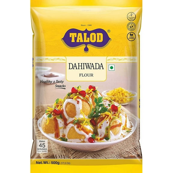TALOD Instant Dahiwada Flour Mix - 500 Grams (17.5oz)