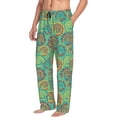 thumbnail image 2 of Balery Colourful Tie Dye print Men's Pajama Pants,Ultra Lightweight Pjs,Lounge Pant-Large, 2 of 9
