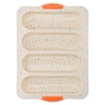 thumbnail image 2 of Baguette Mold 4 Grooves Silicone Soft Smooth Surface Bread Mould Baking Pan Kitchen ToolBeige, 2 of 14