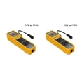 thumbnail image 4 of Sidaley Cargadores de coche Inversor de energía Interruptor de encendido/apagado de varios puertos Disipación de calor Toma de convertidor de 12V a 110V 2piezas, 4 of 6