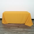 thumbnail image 4 of Your Chair Covers - Gold Rectangular Polyester Tablecloth (90x132 In.) - Durable, 4 of 5