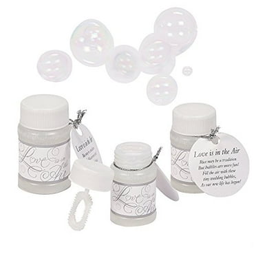 Efavormart 24 Pcs Mini Champagne Bottle Wedding Bubbles For Party or ...