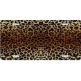 thumbnail image 2 of Leopard Print Metal License Plate, 2 of 2