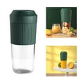 thumbnail image 4 of kurtrusly 400ml Portable Mini Juicer USB Rechargeable Blender Mixer Juice Cup Green, 4 of 9