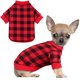 thumbnail image 1 of Jersey de forro polar para perros pequeños Jamktepat Buffalo Plaid, 1 of 7