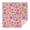 Pioneer Flower Floral-3, variant on Pioneer Flower Floral Print Pattern Square Tablecloth, Waterproof Wipeable Spillproof Washable Table Cover for Home Kitchen Party Decor, 42"x42"