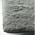 thumbnail image 6 of SAFAVIEH Paris Darwin Plush Polyester Shag Area Rug, Sage, 5' x 8', 6 of 7