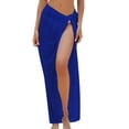 thumbnail image 2 of Sarong Swimsuit Coverup Chiffon Beach Tie Wrap Skirt for Women Long Sheer Scarf Bathing Suit, 2 of 4