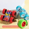 thumbnail image 5 of Twfbrm Doodle Pull Back Cars, 4 Wheels Double-Sided Flip Racing Cars, Friction Powered 360°Rotating Stunt Cars Shockproof Push and Go Toy Cars, Inertia Vehicles Toys for Age 1-6 Boys Girls Kids, 5 of 9