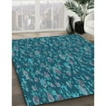 thumbnail image 2 of Ahgly Company Indoor Rectangle Patterned Dark Turquoise Green Area Rugs, 7' x 10', 2 of 6