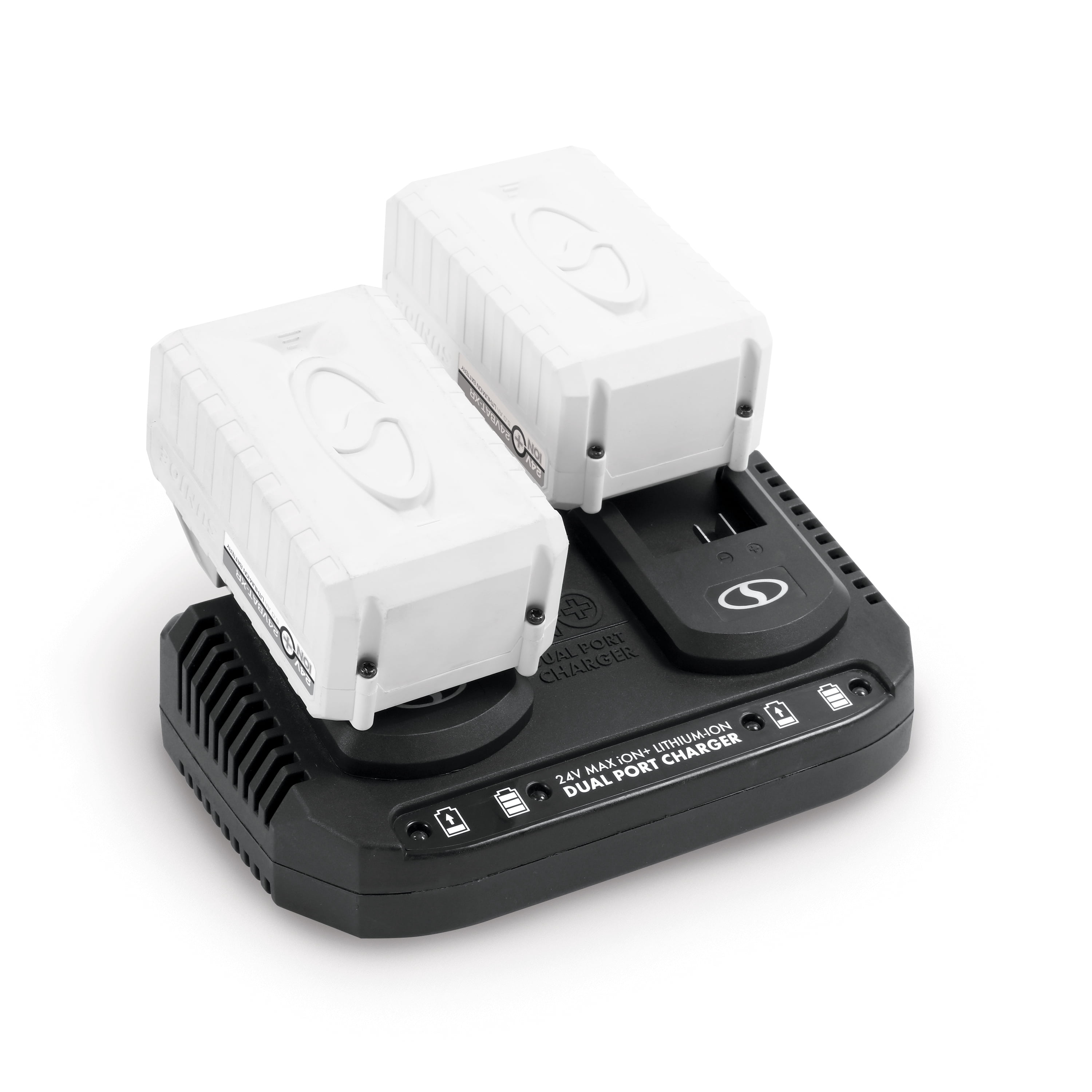 Snow Joe Certified Authentic 24-Volt Starter Kit, 2 x 5.0-Ah Battery & Dual-Port Charger
