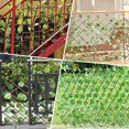 thumbnail image 3 of HSHDLDF Fence Privacy Screen Patio Fence Privacy Screen Retractable Fence Patio Artificial Decorative Fence with Grape Leaf Plant Fence Wood Garden (3), 3 of 4
