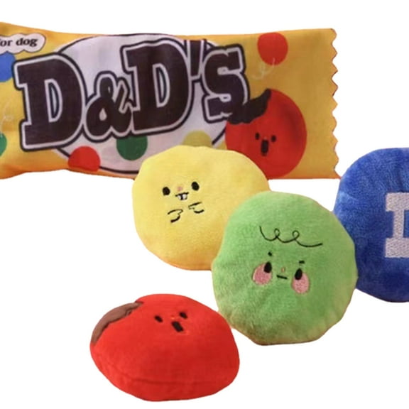 Dog Snuffle Plush Toy for Small Dogs Cute Squeak Toy Interactive Foraging Chew Toy Hide and Seek Reducing Boredom