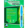 thumbnail image 2 of Ticonderoga Emphasis Highlighters, Desk Style, Chisel Tip, Blue, Pack of 12, 2 of 2