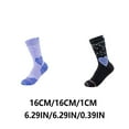 thumbnail image 2 of Eigraketly 1 par de calcetines de ciclismo para mujer, transpirables, para exteriores, reflectantes, para carreras, calcetines de moda para baloncesto y Ciclismo Negro Eigraketly OD026736-01, 2 of 6
