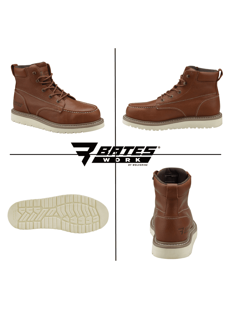 Bates Work by Wolverine Men's Webster Goodyear Welt Steel Toe Work