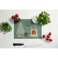 thumbnail image 3 of Carolines Treasures CK7691LCB Dapple Wire Haired Dachshund Christmas Everyone Glass Cutting Board Large 12H x 16W, 3 of 3