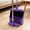 Purple, variant on Jiasling 3-In-1 Foldable Broom with Dustpan Combo Set Cleaning Tool with Long Handle Gray