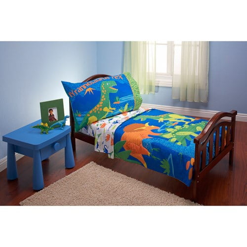 Everything For Kids Dinosaurs 3 Piece Toddler Bedding Set With