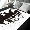 thumbnail image 4 of Gresahom Bear Deer Throw Blanket for Men Boys, Outdoor/Nature Enthusiasts Gift Super Soft Flannel Fleece Blankets Bear Deer Lovers Birthday Gifts, for Graduation Father's Day Travel Sofa Bed(40"x50"), 4 of 7
