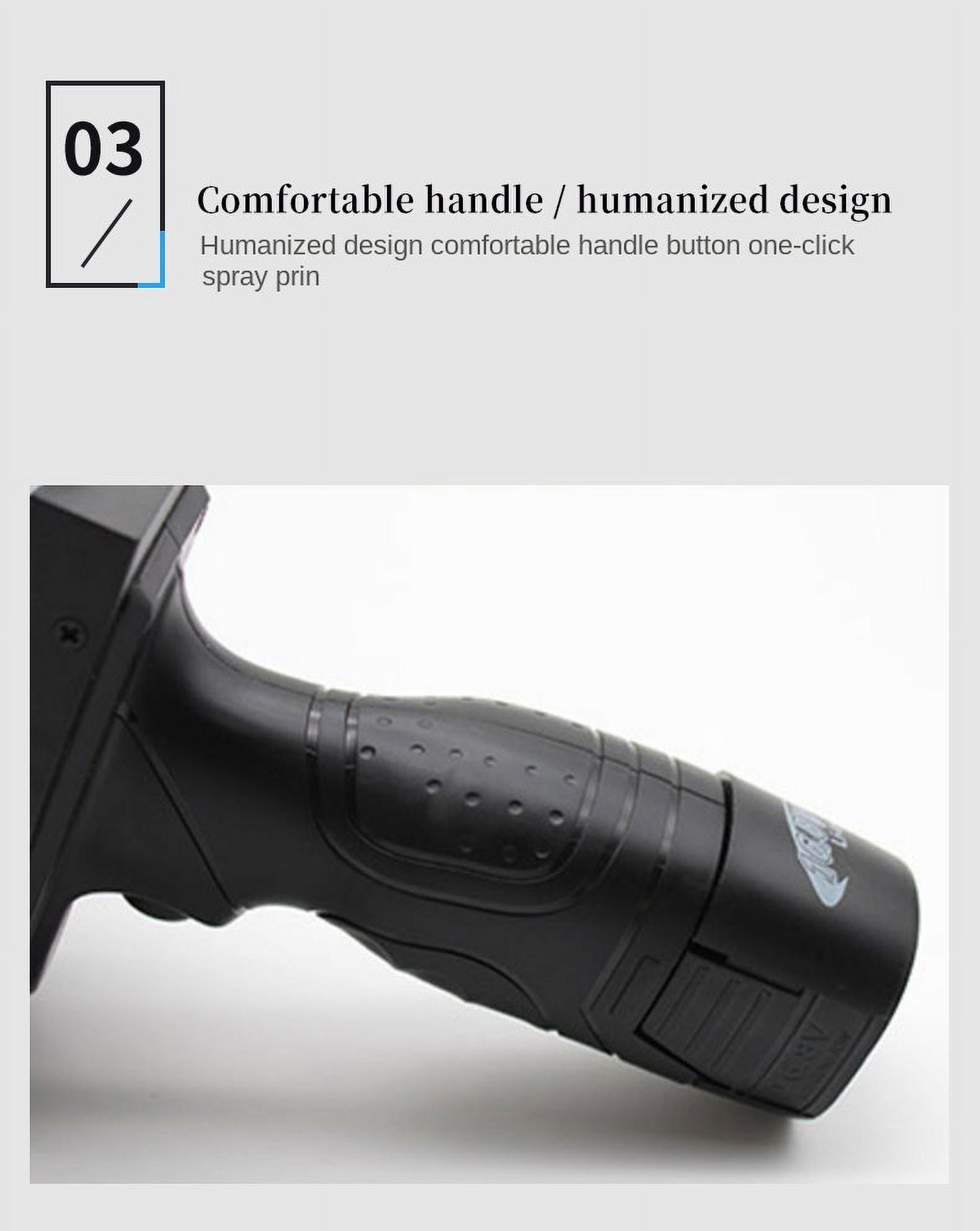 12.7mm Variable QR Bar Batch Code Number Logo Label Portable Hand Jet Handheld Thermal Inkjet Printer ,Versatile Surface Compatibility